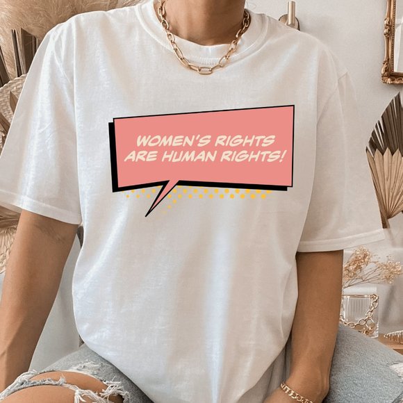 SimplyBeverly Tops - Women's Rights Are Human Rights T shirt